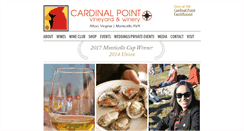 Desktop Screenshot of cardinalpointwinery.com